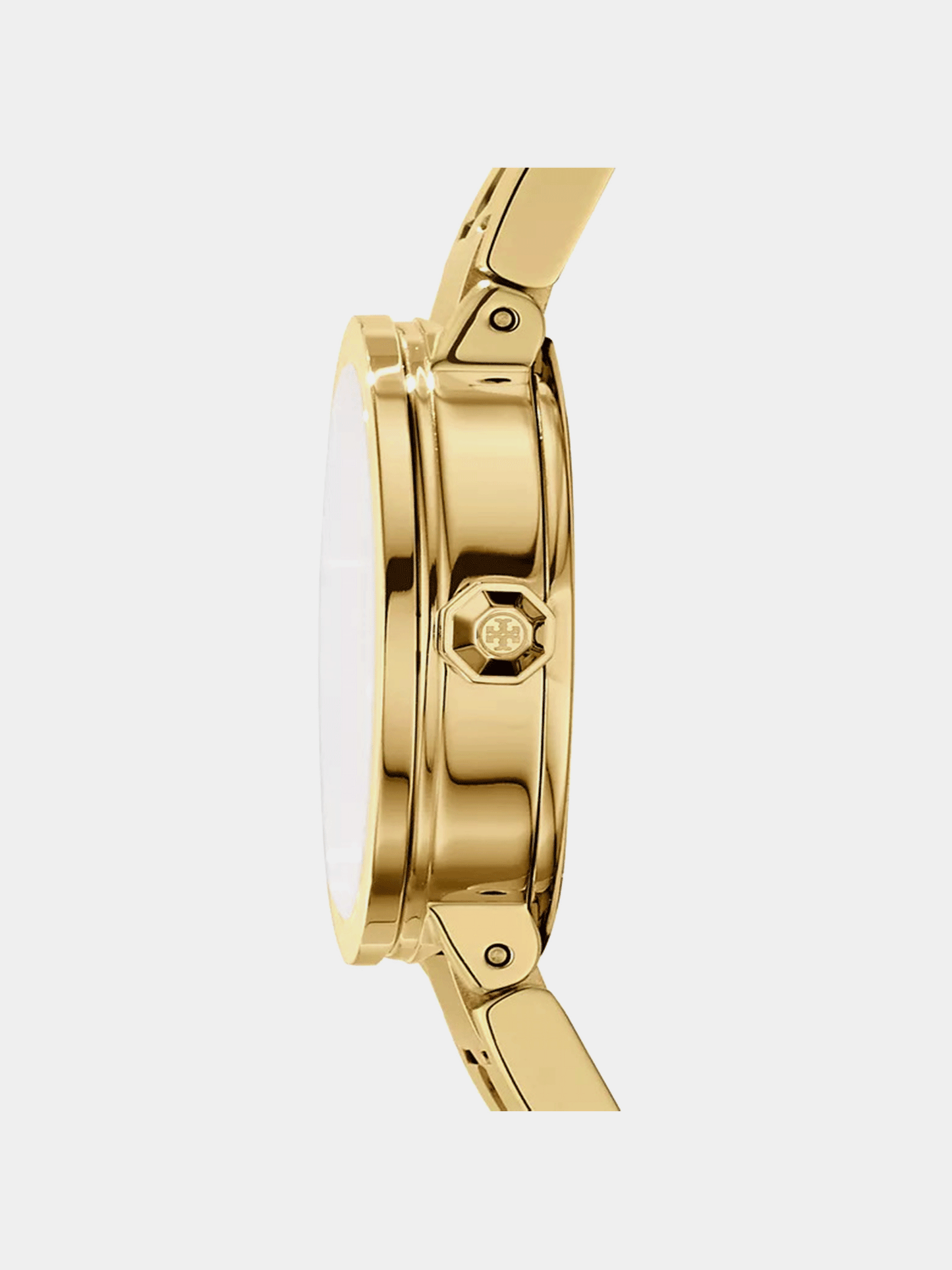 TORY BURCH REVA GOLD-TONE STAINLESS STEEL BRACELET WATCH