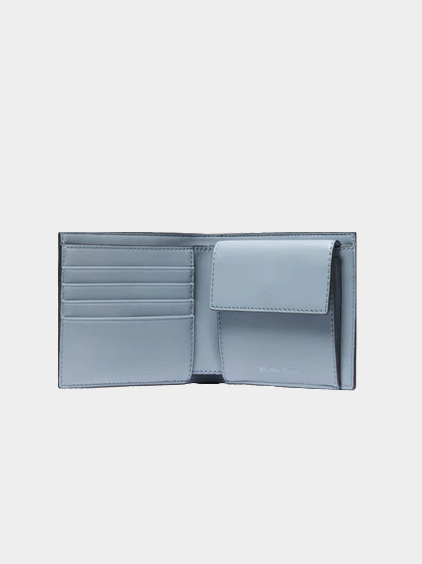 Michael Kors Rivington Striped Logo Billfold Wallet With Coin Pouch
