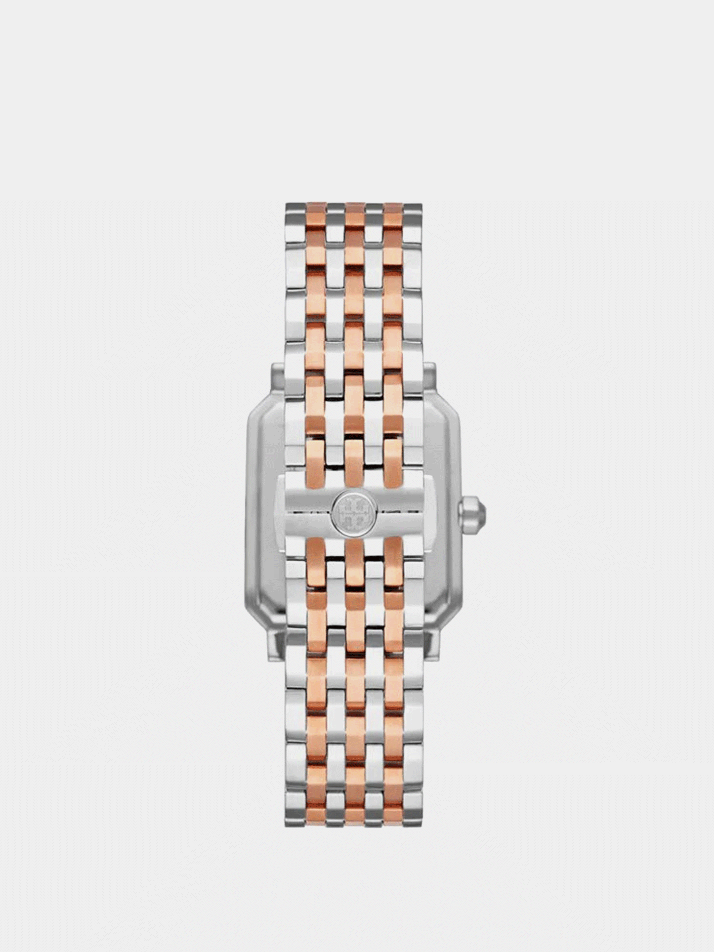 TORY BURCH ROBINSON ROSE GOLD TONE STAINLESS STEEL STRAP