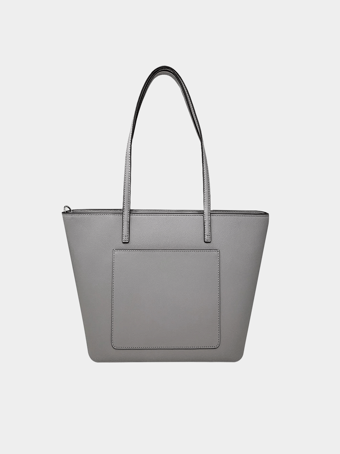 Tory Burch Women's Emerson Small Saffiano Leather Tote (Gray Heron)