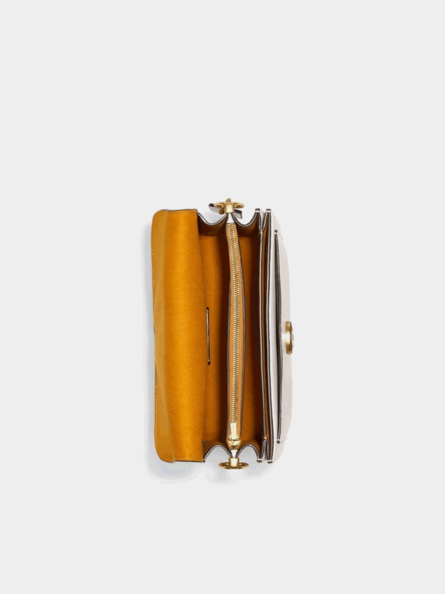 Coach Tabby 26 Leather Shoulder Bag, Chalk