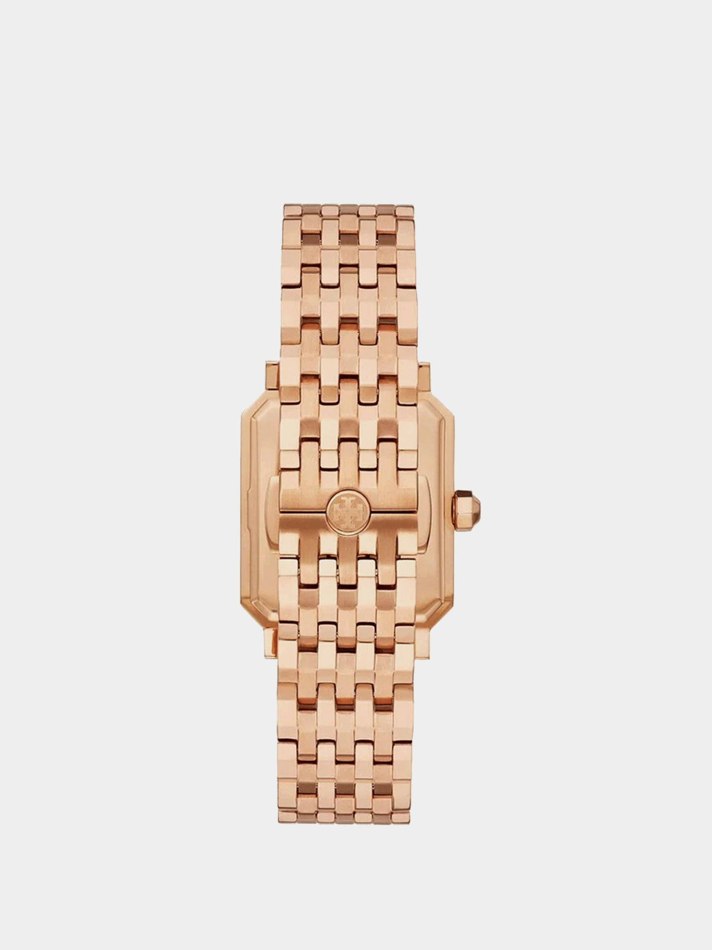 TORY BURCH ROBINSON ROSE GOLD WATCH WHITE RECTANGLE DIAL