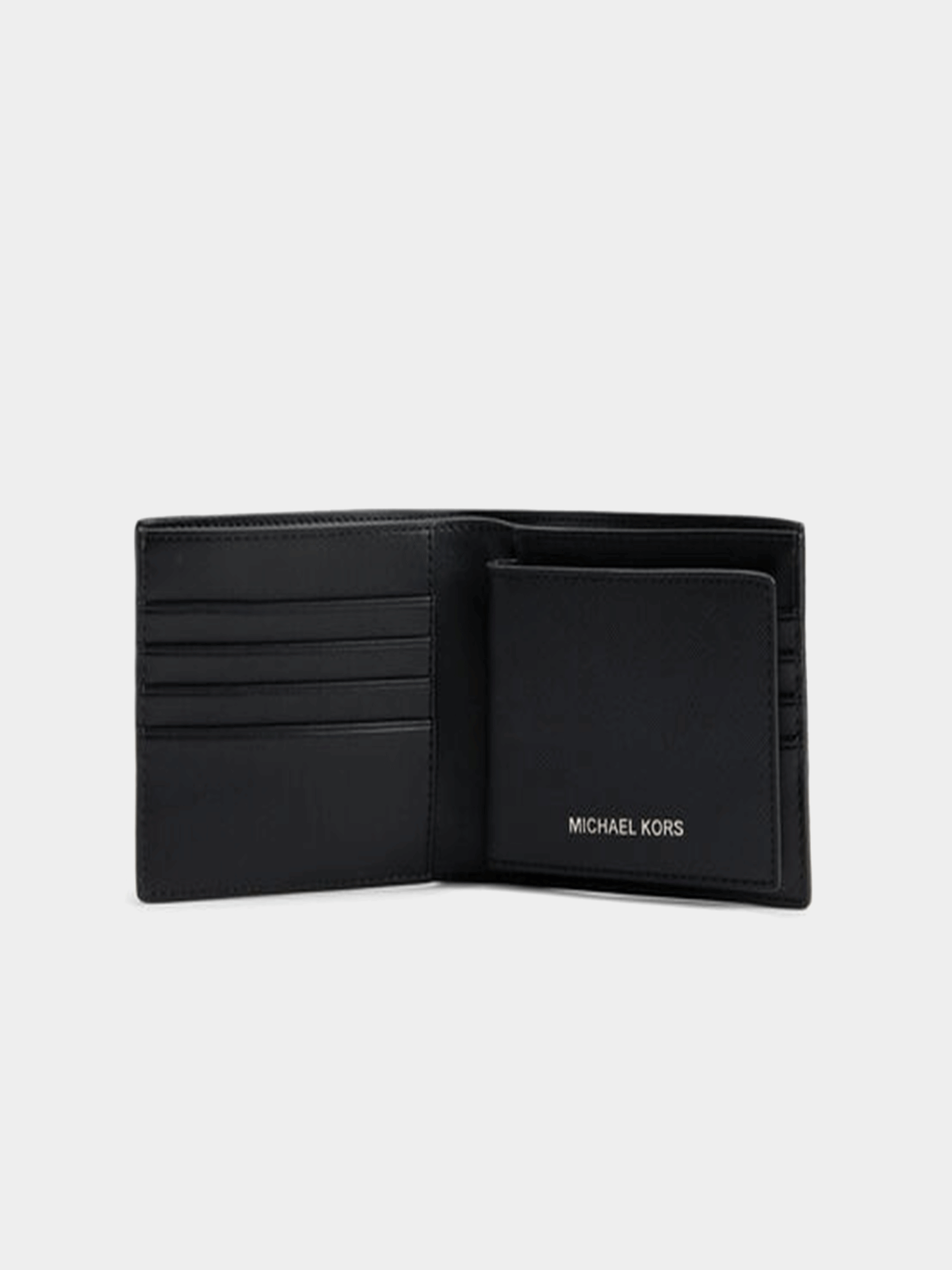 Michael Kors Harrison Crossgrain Leather Billfold Wallet with Passcase