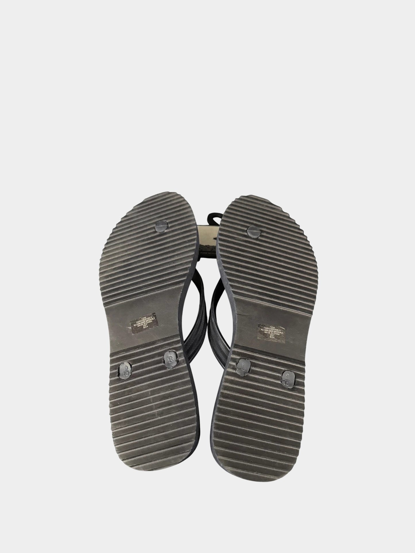 Tommy Hilfiger Logo Flip Flop Blue Thong Sandals