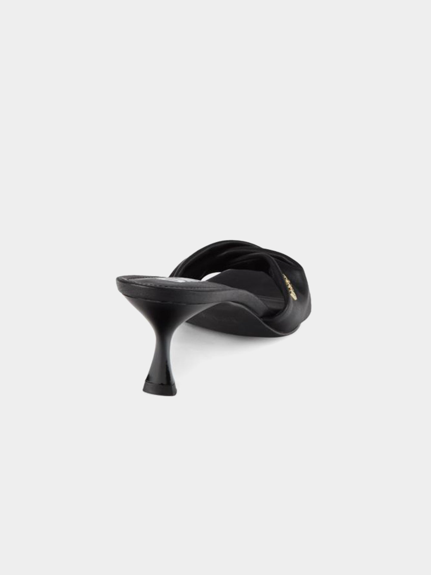 DKNY Val Twisted Logo Kitten Heel Sandals