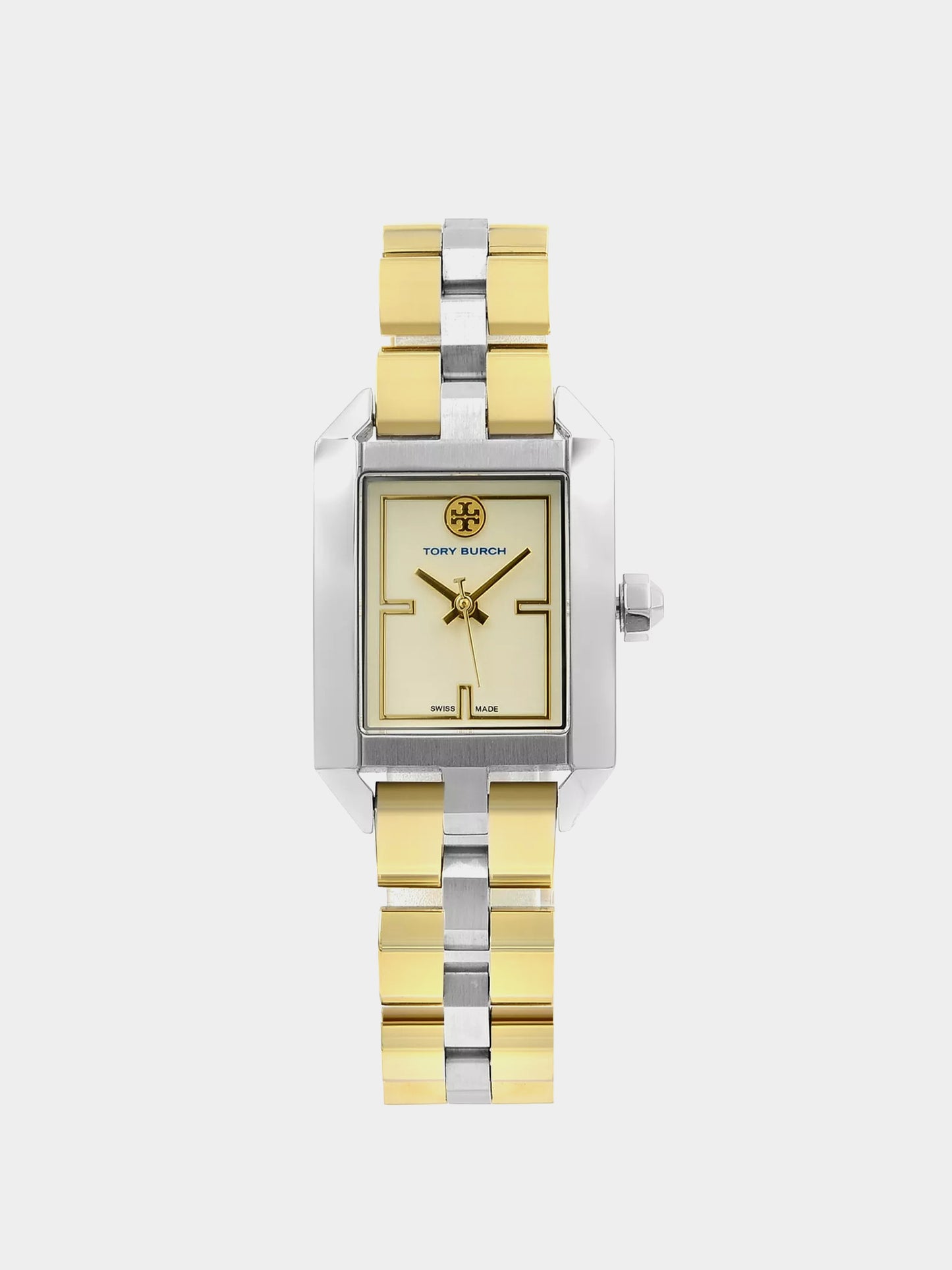 Tory Burch Dalloway Two Tone Steel Cream Dial Quartz Ladies Watch