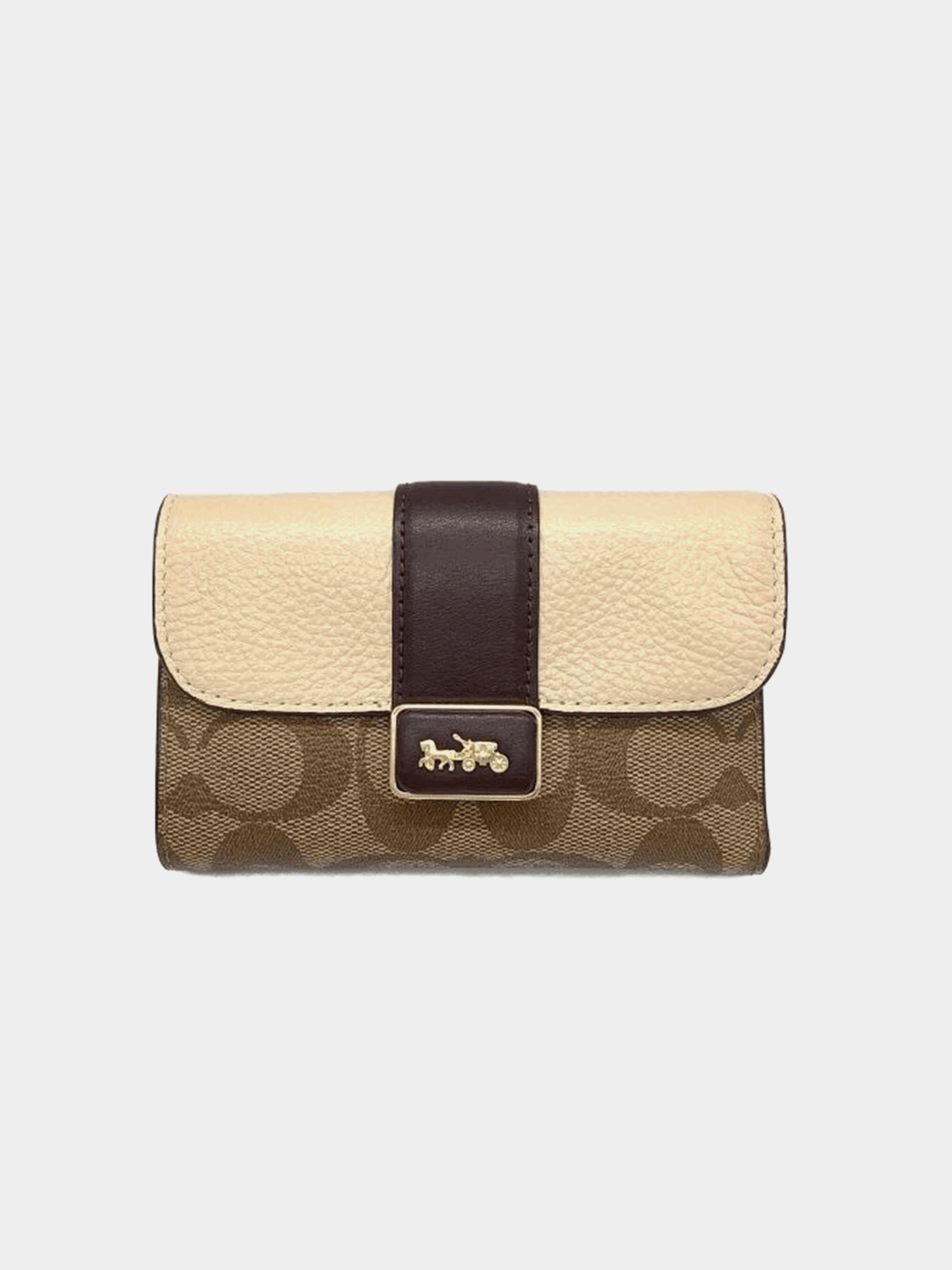 Coach Trifold Wallet Brown