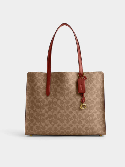 Coach Carter Carryall In Signature Canvas