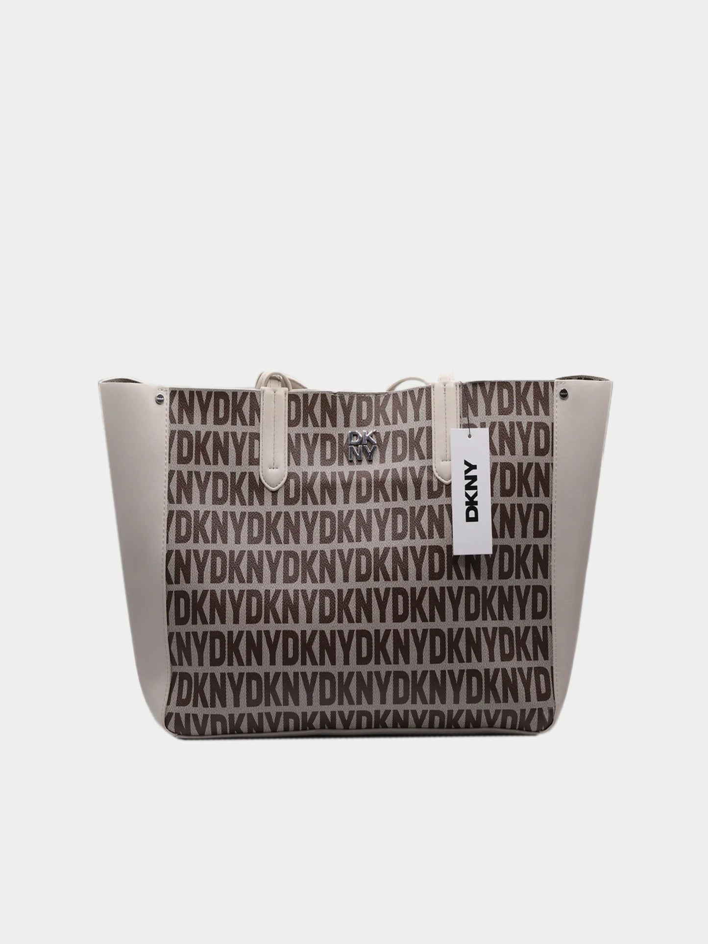 DKNY Logo Print Tote Bag