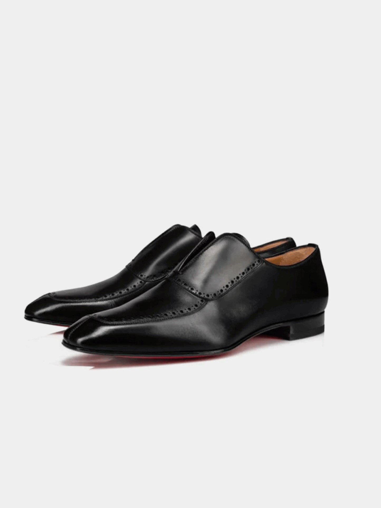 Chritian Louboutin Lafitte On Flat Loafers - Black