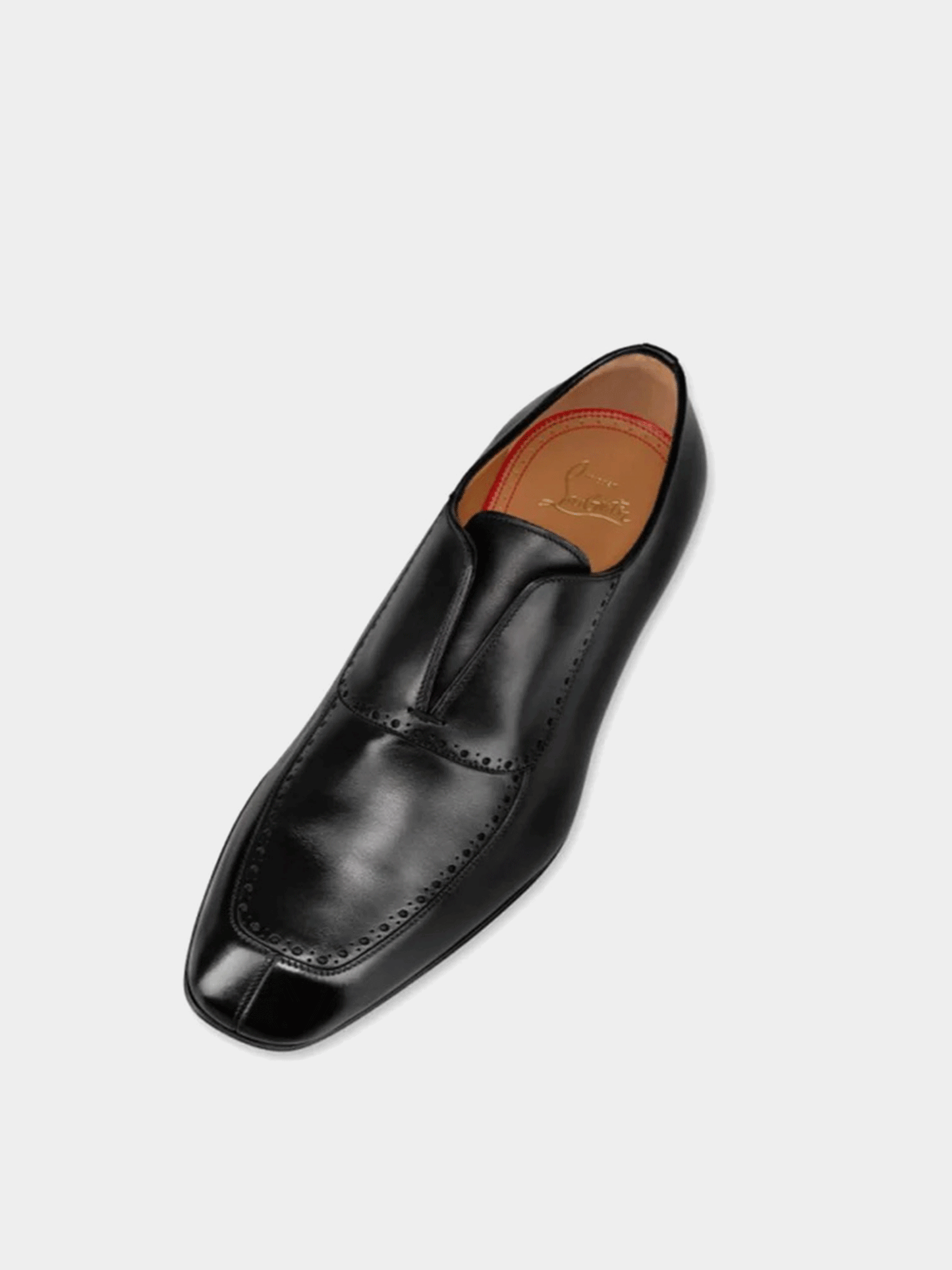 Chritian Louboutin Lafitte On Flat Loafers - Black