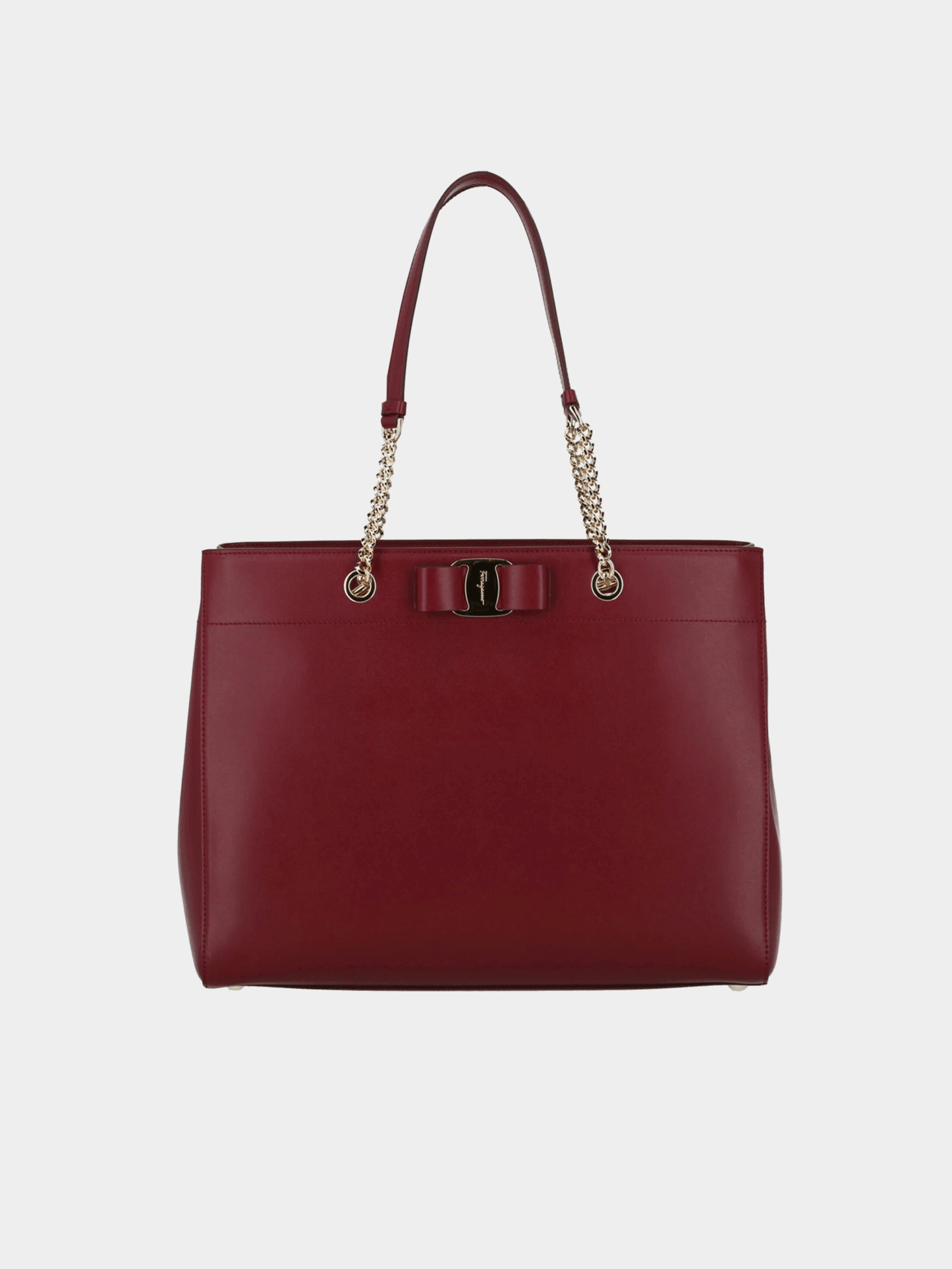 Ferragamo Vara Bow Smooth Leather Tote