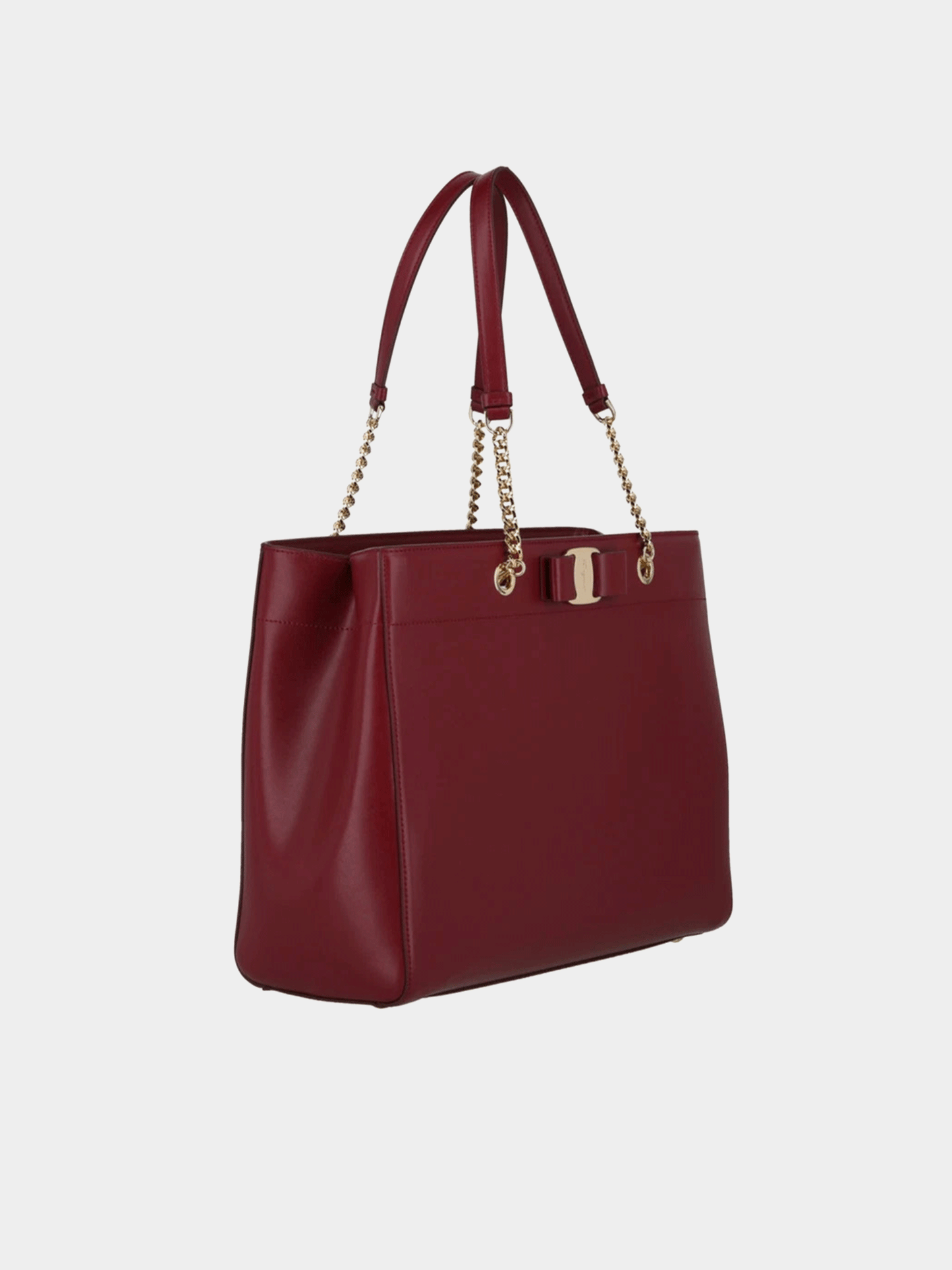 Ferragamo Vara Bow Smooth Leather Tote