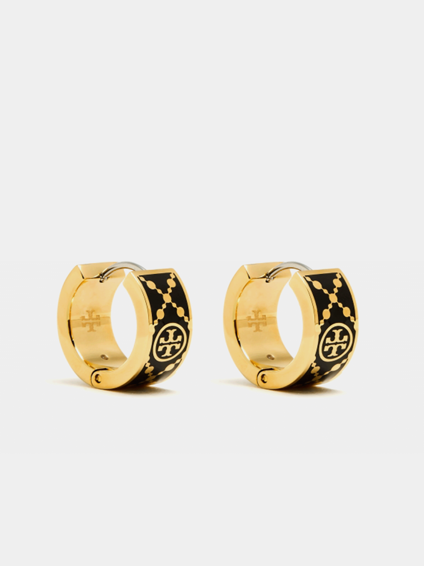 Tory Burch Small T Monogram Hoop Earrings