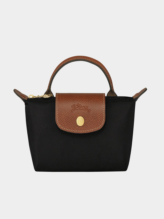 LongChamp Le Pliage Original Pouch With Handle