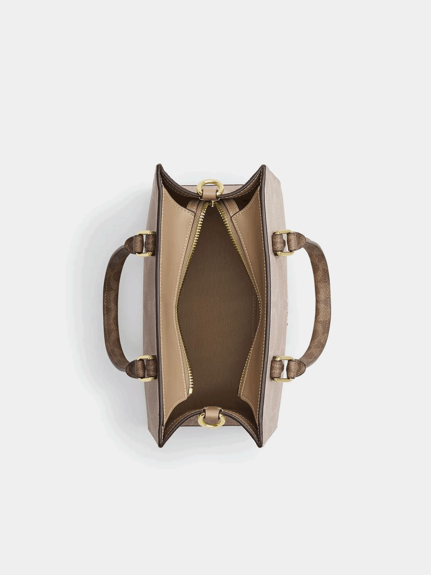 Coach Maggie Small Tote Bag In Blocked Signature Canvas