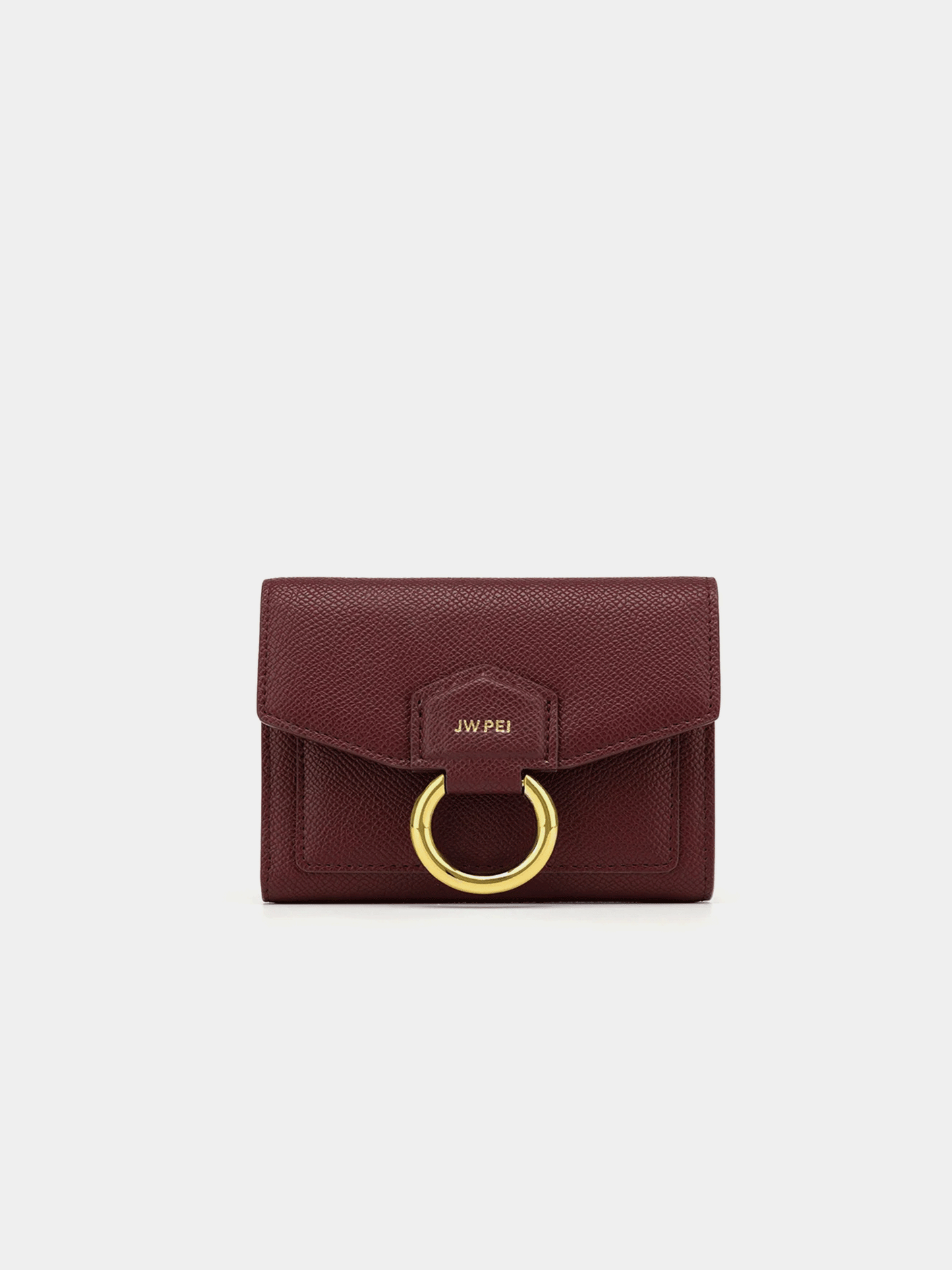JW PEI Stella Wallet - Burgundy Grained Vegan Leather