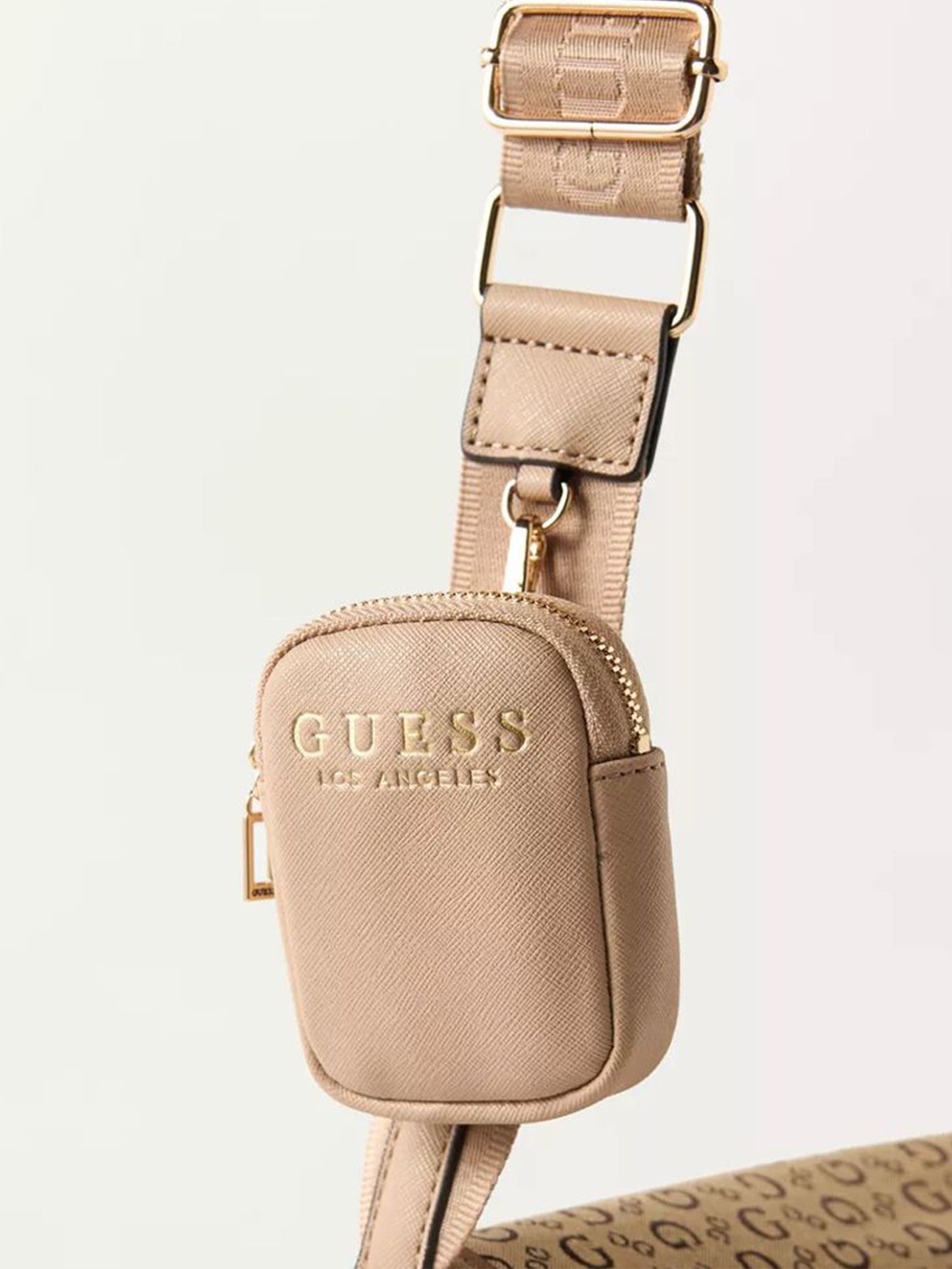 Guess Draven Mini Crossbody Bag with Flap Closure and Pouch