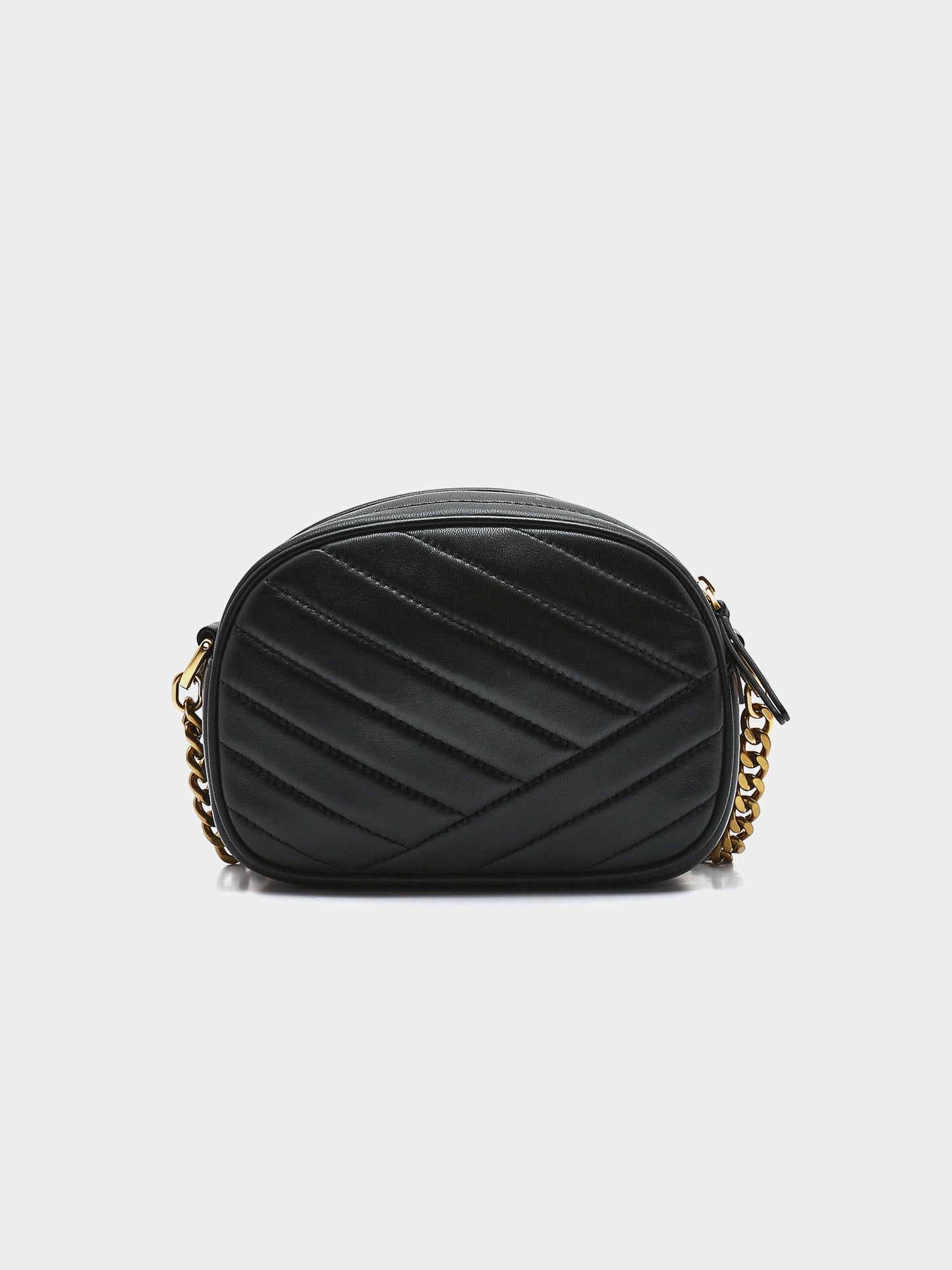 Leather Shoulder Bag Kira Chevron